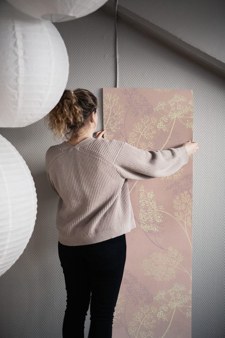 Hemlock ~ Blush wallpaper roll