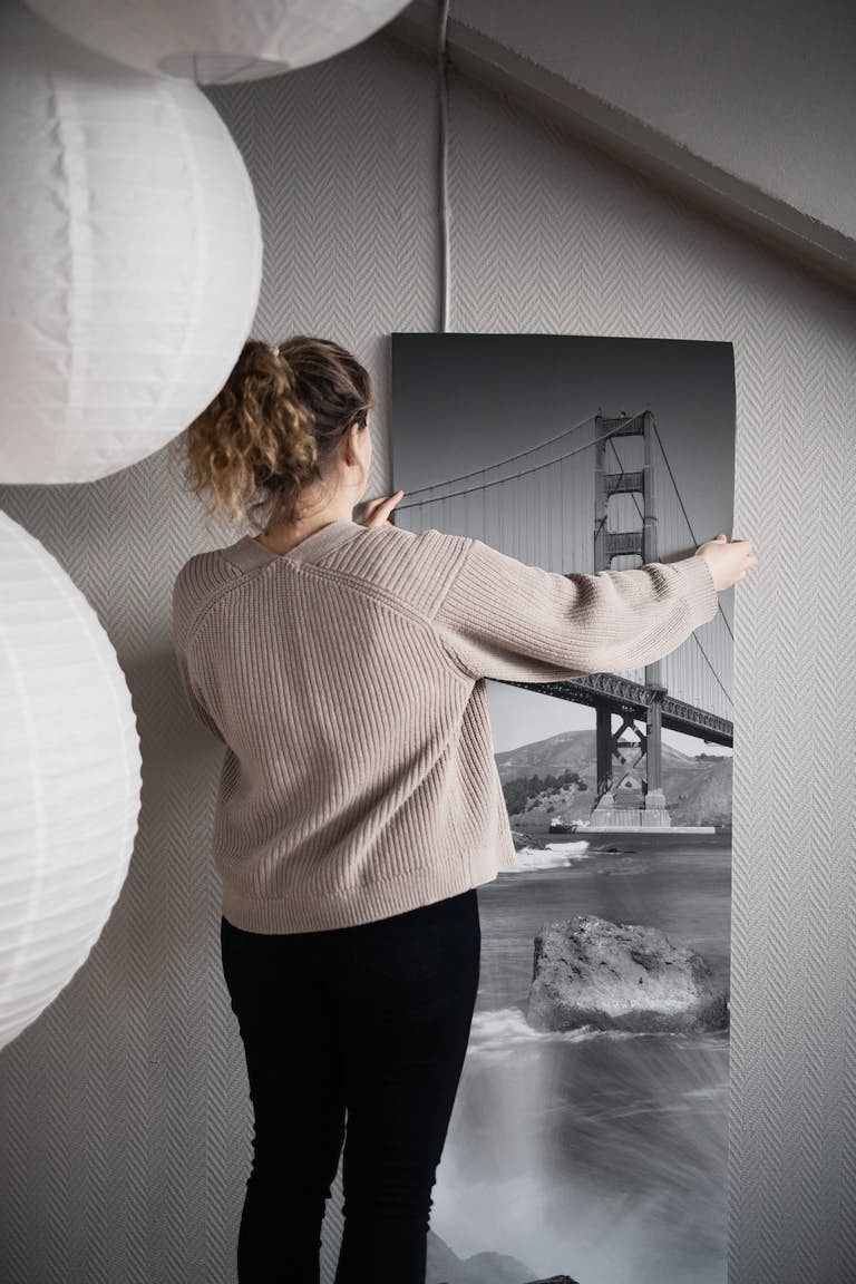 Golden Gate Bridge breakers wallpaper roll