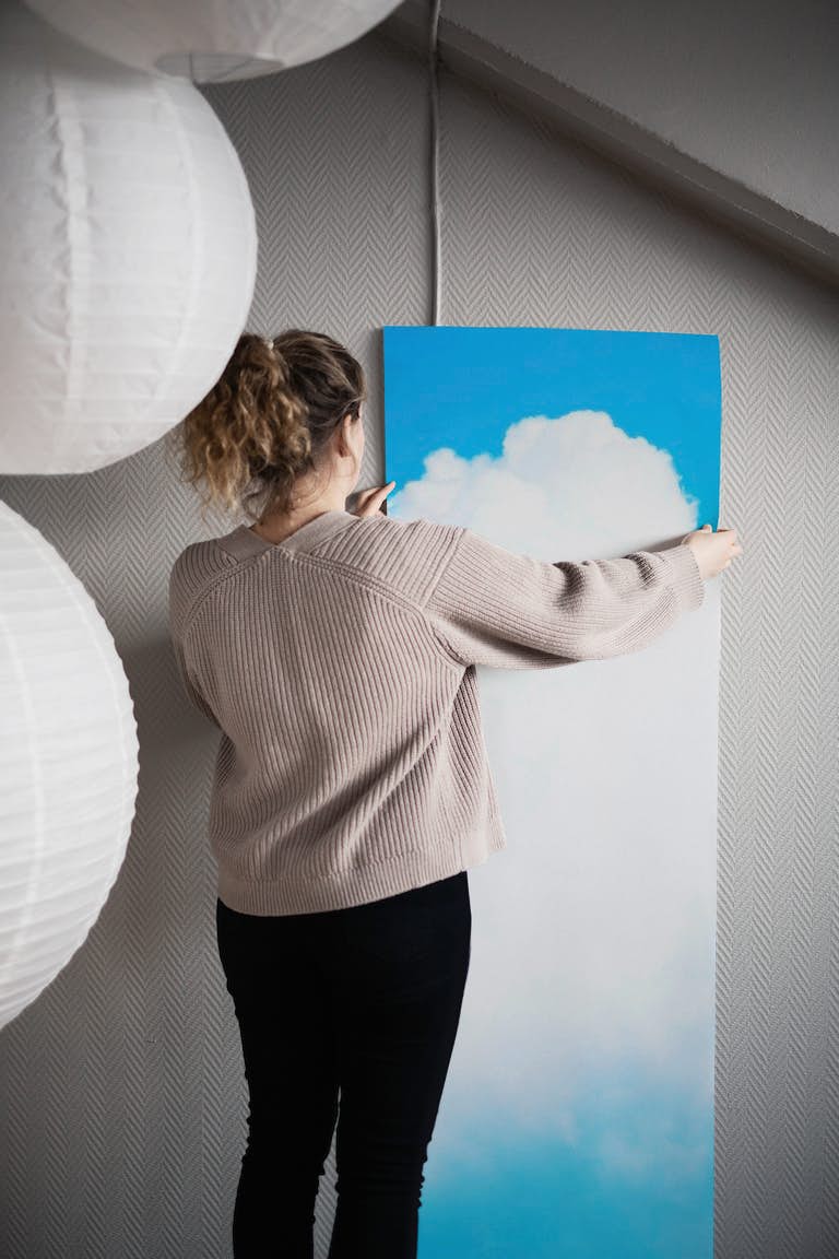 Blue Clouds III wallpaper roll