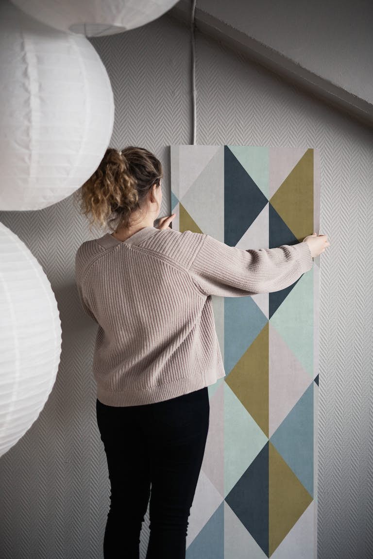 Colored Pattern V wallpaper roll