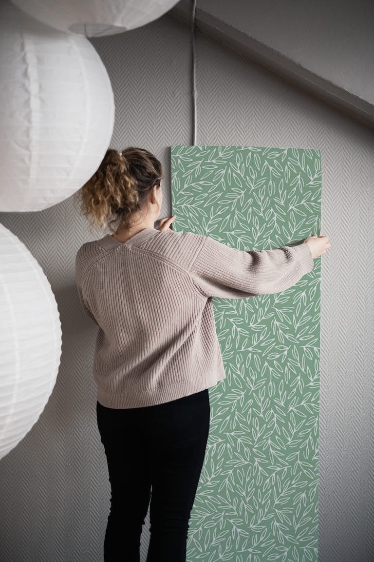 Foliage - Green wallpaper roll