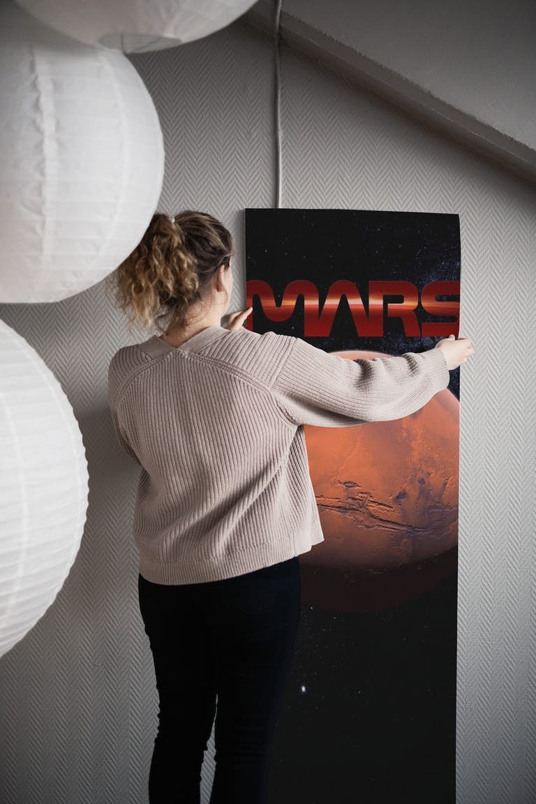 Mars wallpaper roll