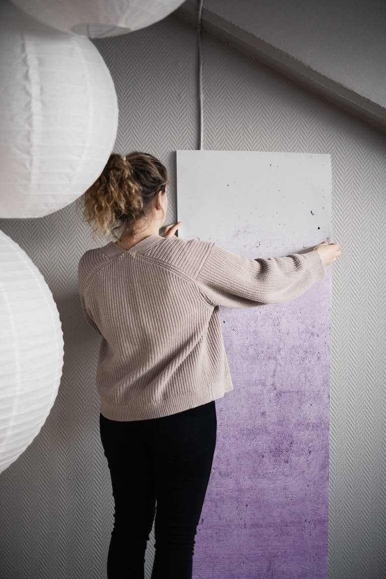 Radiant Orchid Ombre Concrete behang roll