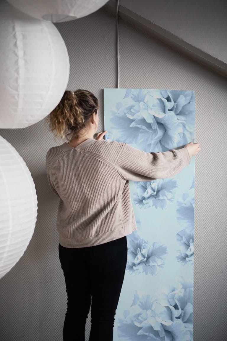Light Blue Azalea Flower 1 wallpaper roll