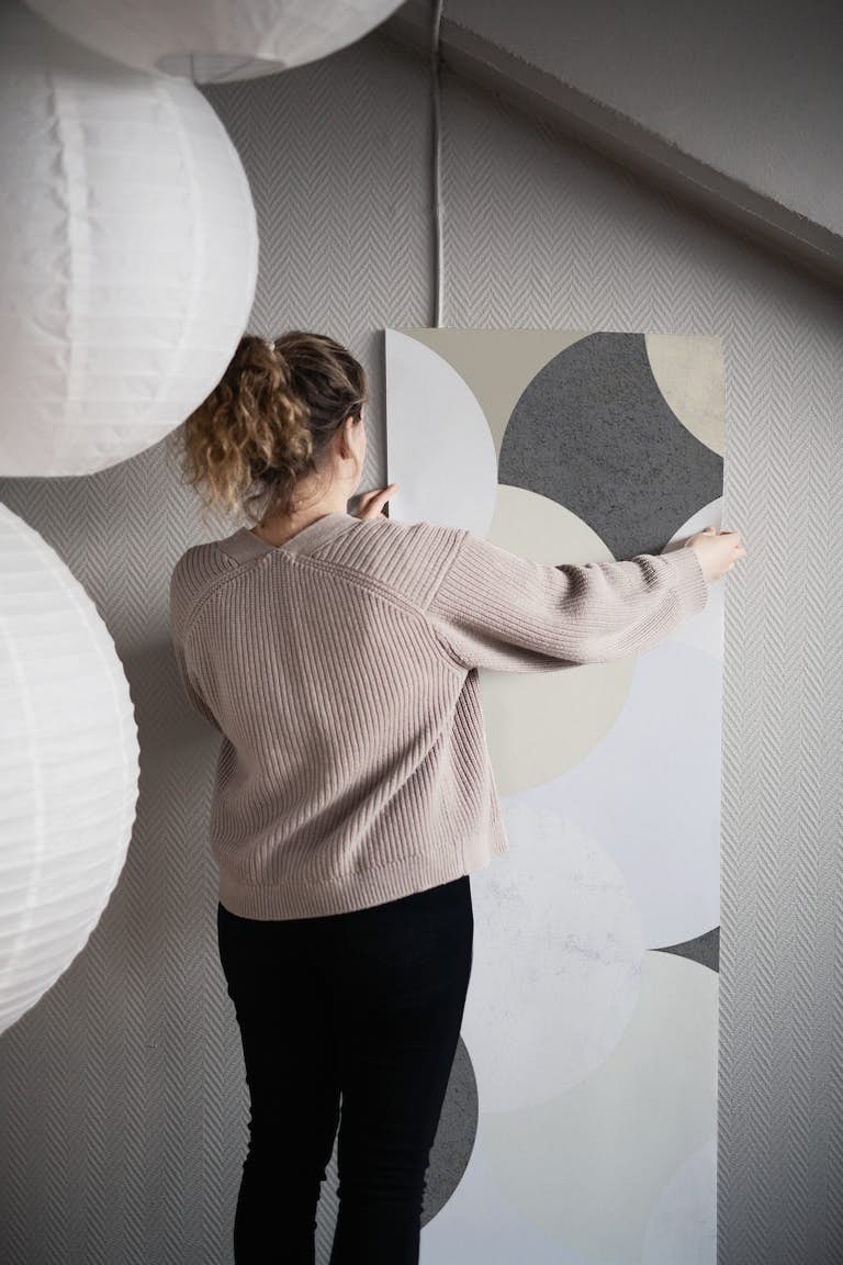 Circle Geometric wallpaper papel pintado roll