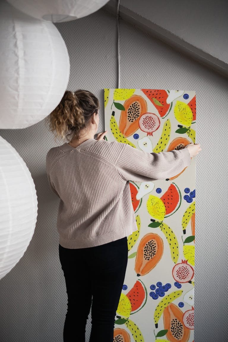Fruits wallpaper roll