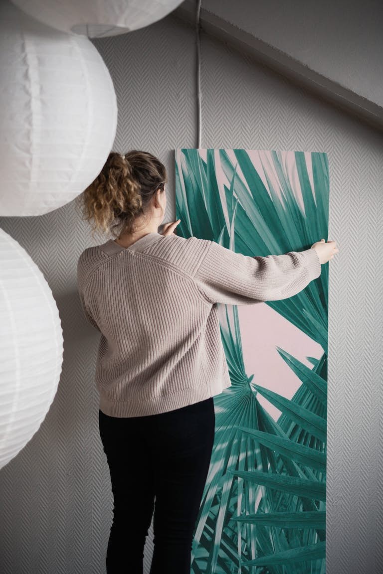 Fan Palm Leaves Delight 1 wallpaper roll