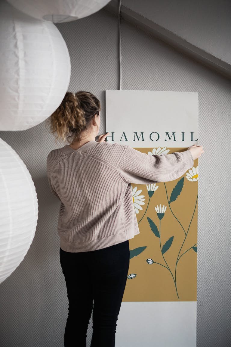 Chamomile Artprink wallpaper roll