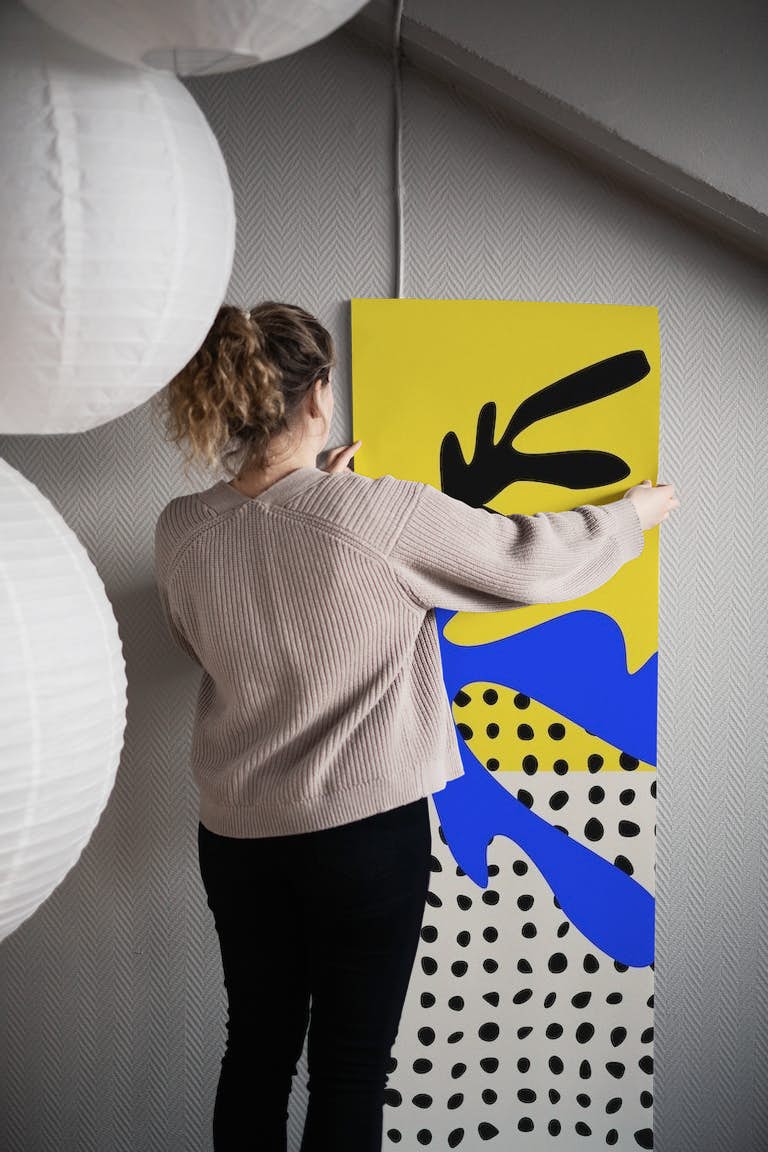 Vibrant Matisse Inspired Art tapetit roll