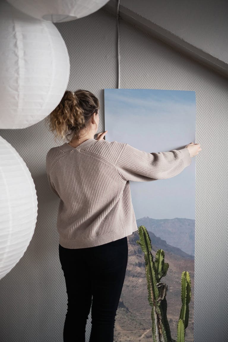 Cacti Mountain Dream 1 wallpaper roll