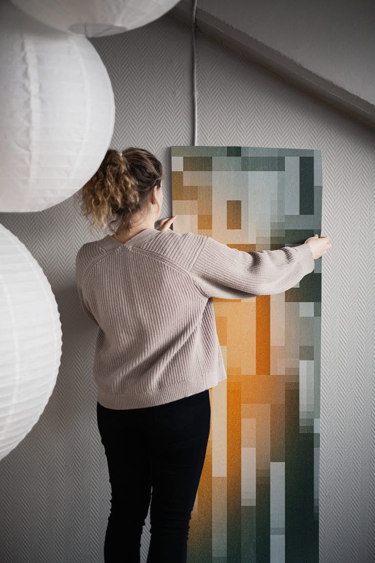 Pixel City 3 wallpaper roll