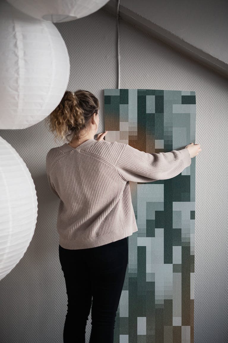 Pixel City 2 wallpaper roll