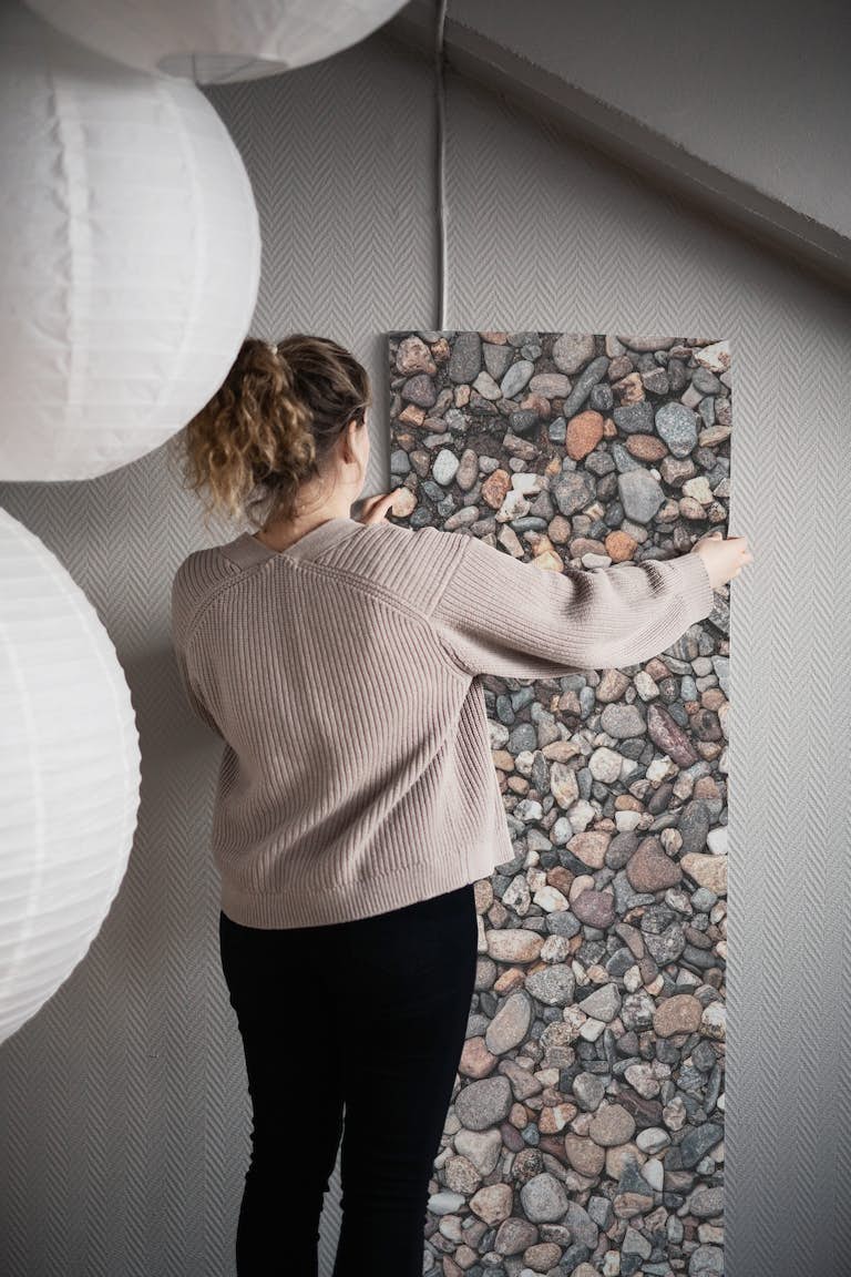 Positano Pebbles wallpaper roll