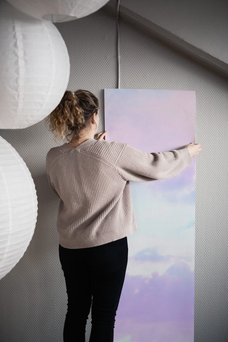 Unicorn Pastel Clouds 1 wallpaper roll