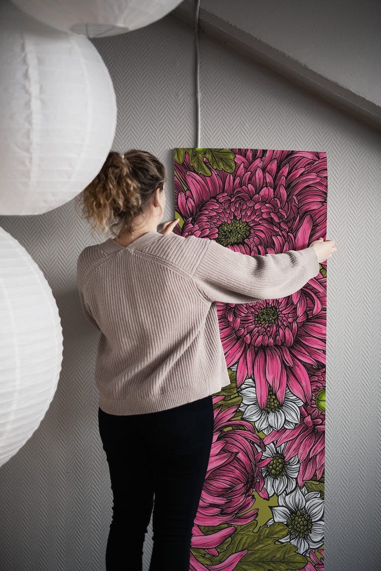 Chrysanthemum 5 wallpaper roll