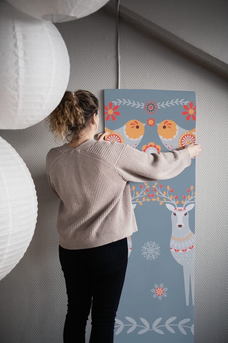 Nordic Winter papiers peint roll