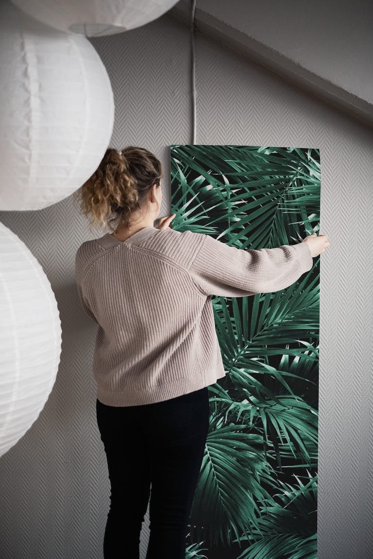 Tropical Palm Leaf Jungle 12 wallpaper roll