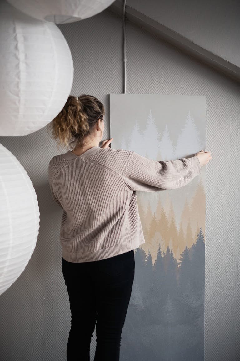 Forest Scandinavian papiers peint roll