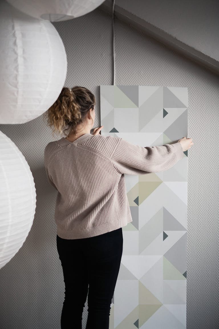 Japandi Geometric 2 wallpaper roll