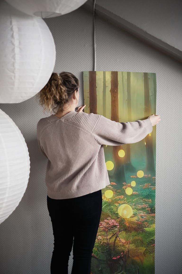 Magical mystical forest wallpaper roll