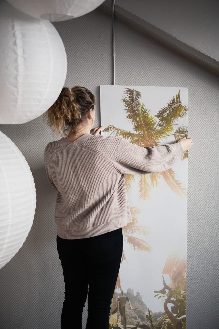 Amalfi Palm Dream 1 wallpaper roll