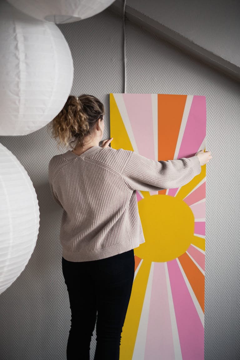 Sunshiny day - bright wallpaper roll