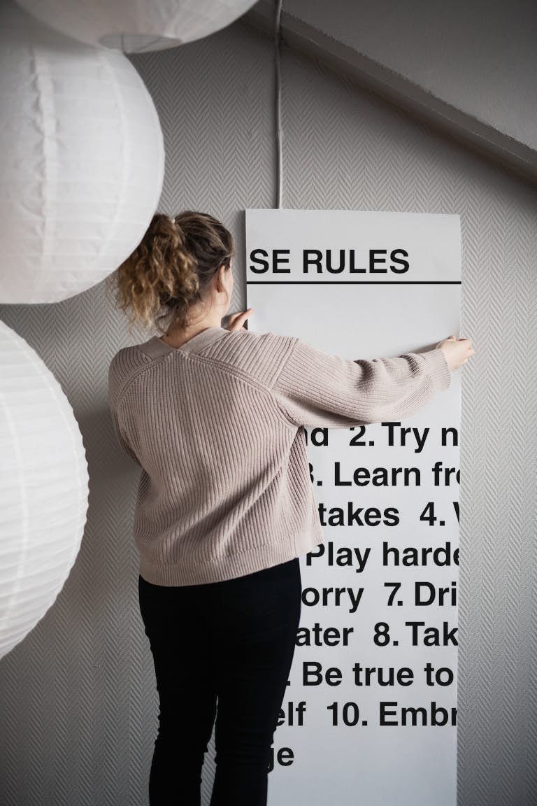 House Rules behang roll