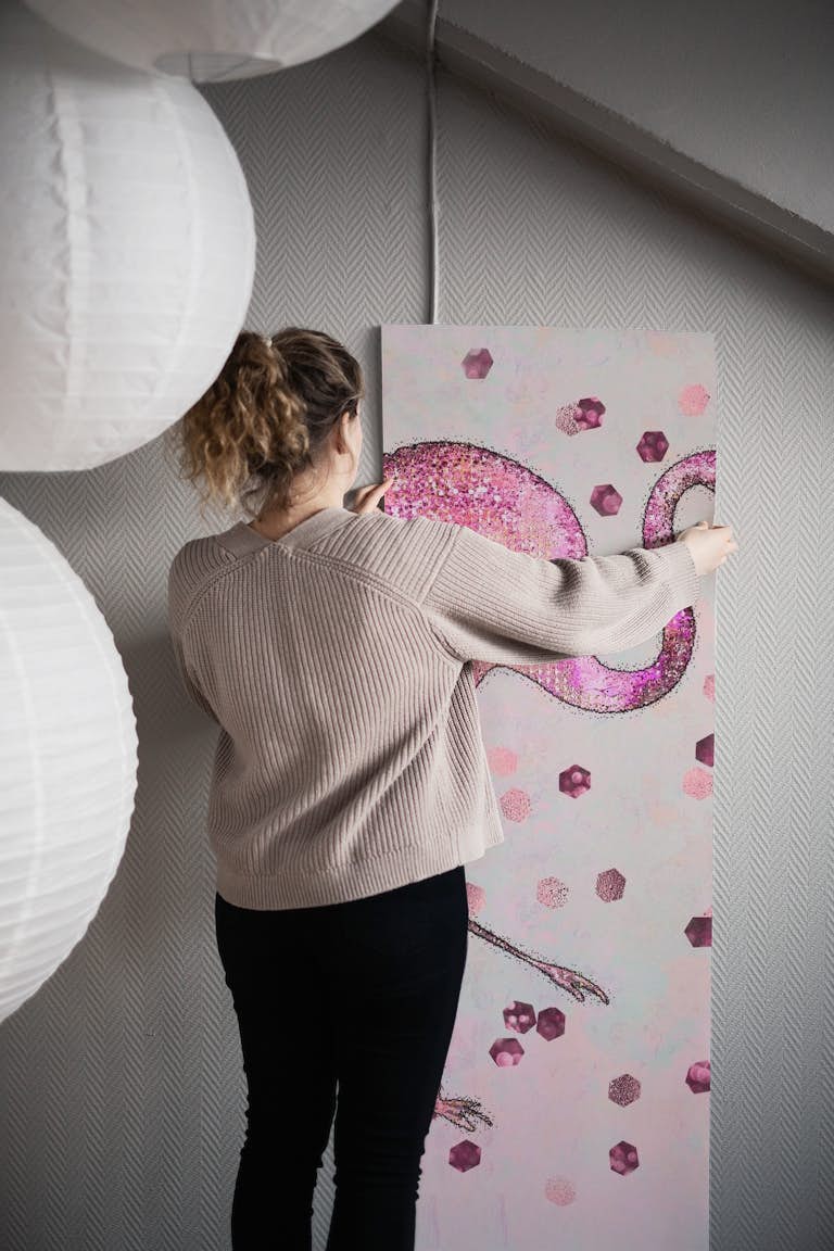 Glamorous Flamingo wallpaper roll