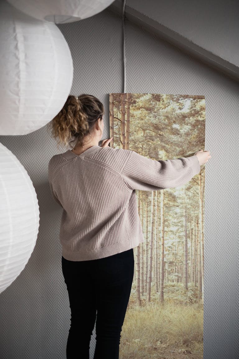 The Enchanting Realm of Pine Trees papel pintado roll