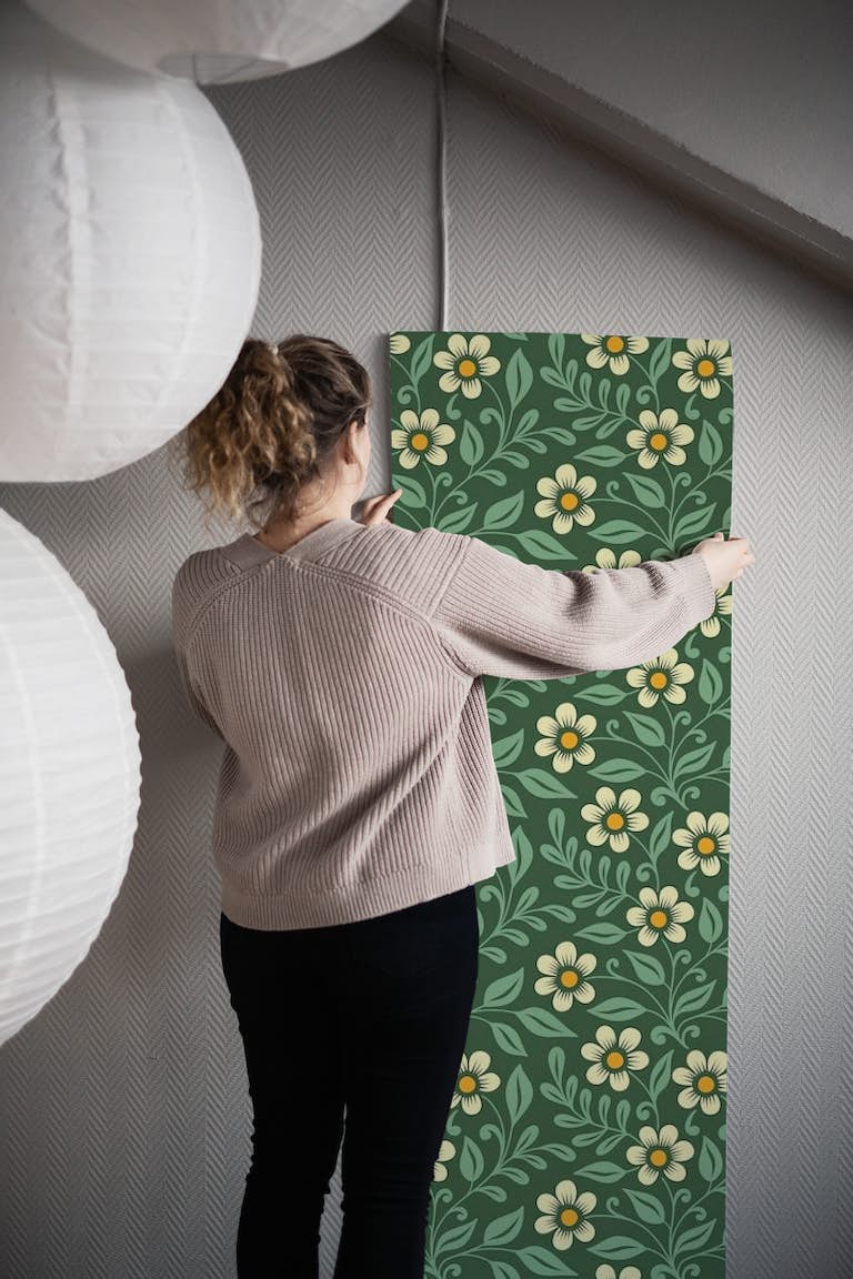 2207 Ditsy floral pattern papel pintado roll