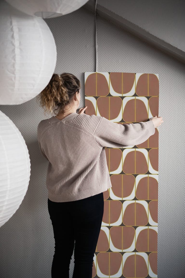 Sassy Seventies Tiles wallpaper roll