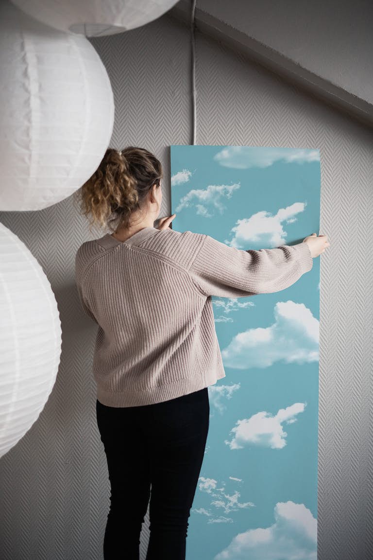 Balanced Clouds wallpaper roll