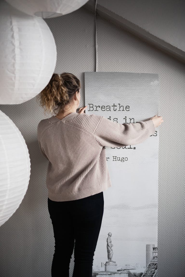 Breathe Paris in papel de parede roll