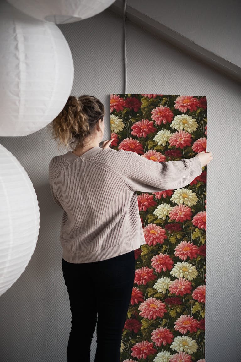 Fading Flowers wallpaper roll