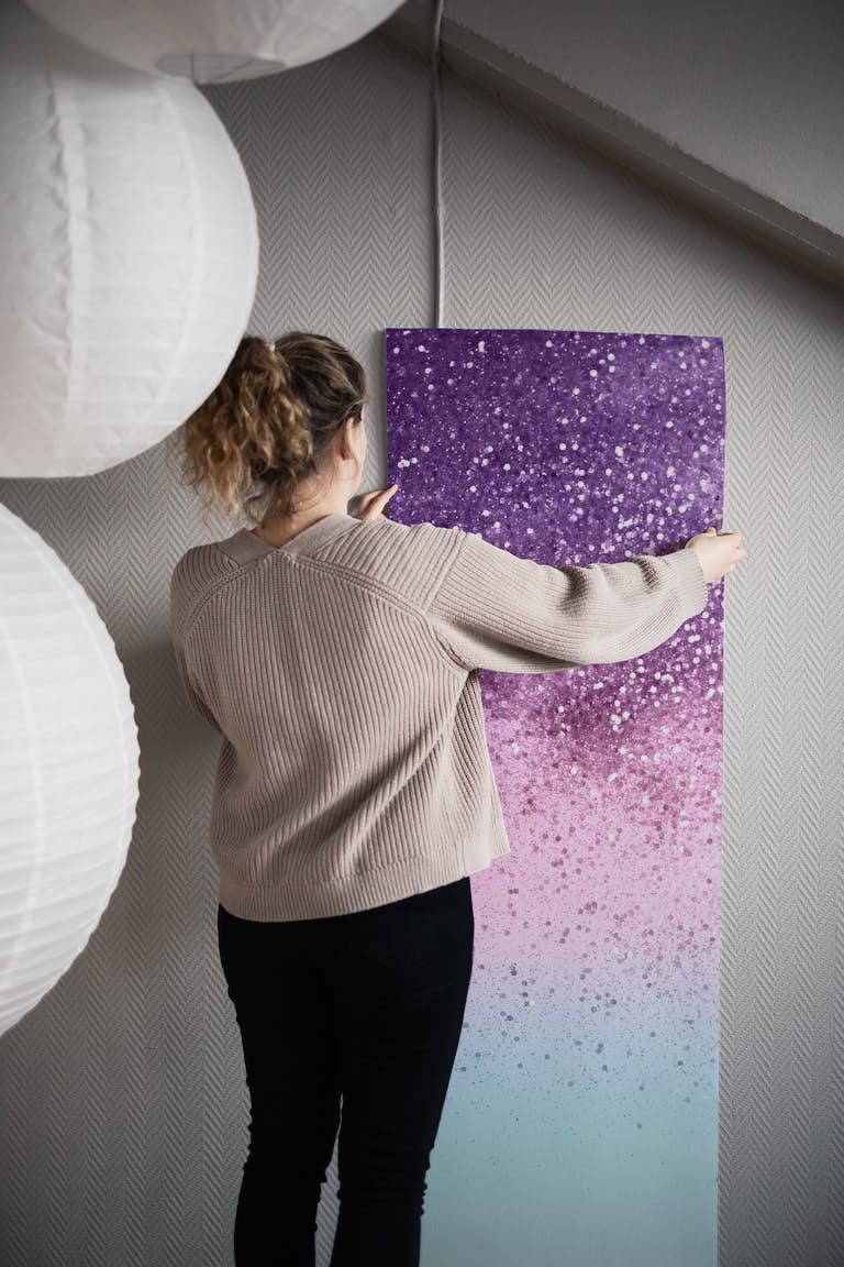 Unicorn Girls Glitter 6d wallpaper roll