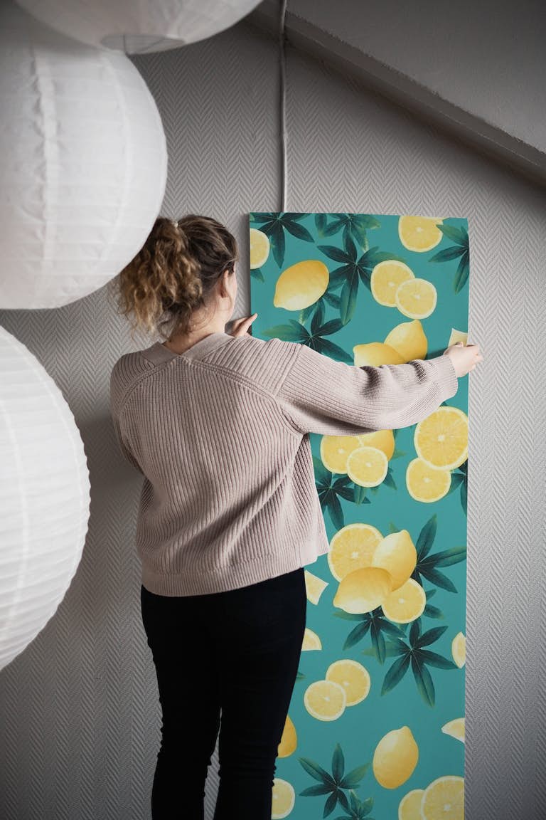 Lemon Twist Vibes 6 wallpaper roll