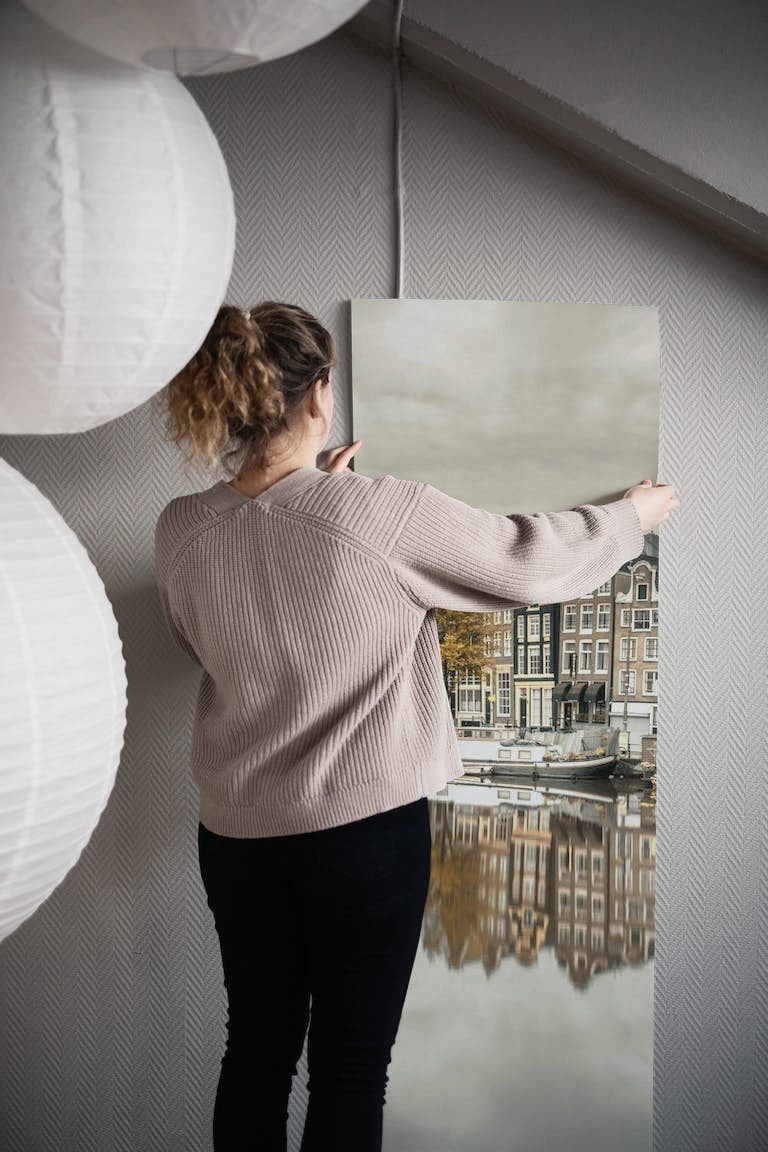 Amsterdam's Mirror papel pintado roll