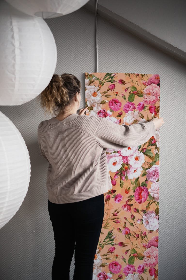 Floral Pattern I wallpaper roll