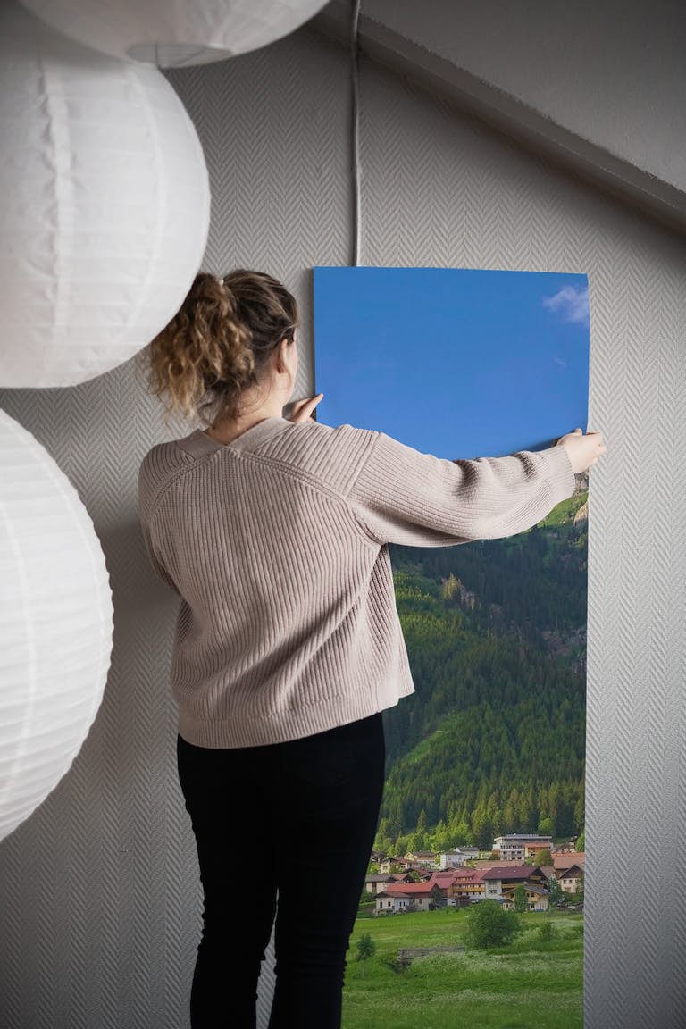 Mountains at Tirol wallpaper roll