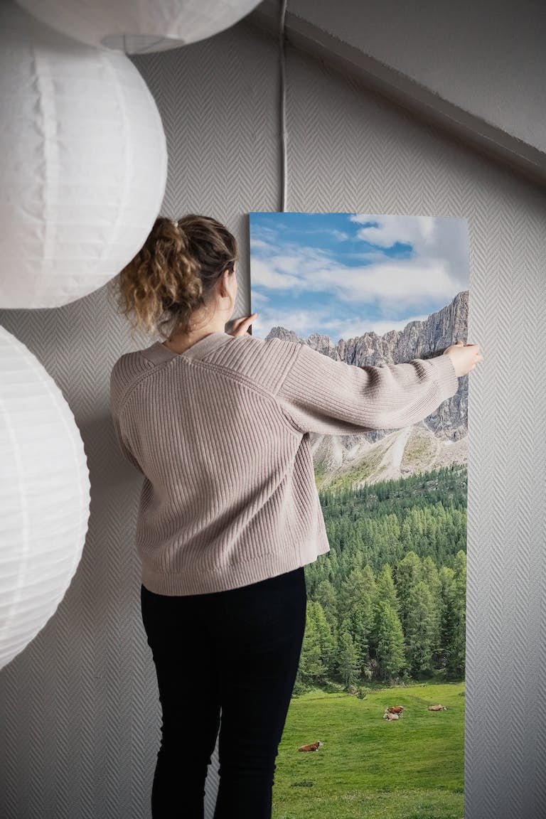 Alpine Landscape wallpaper roll