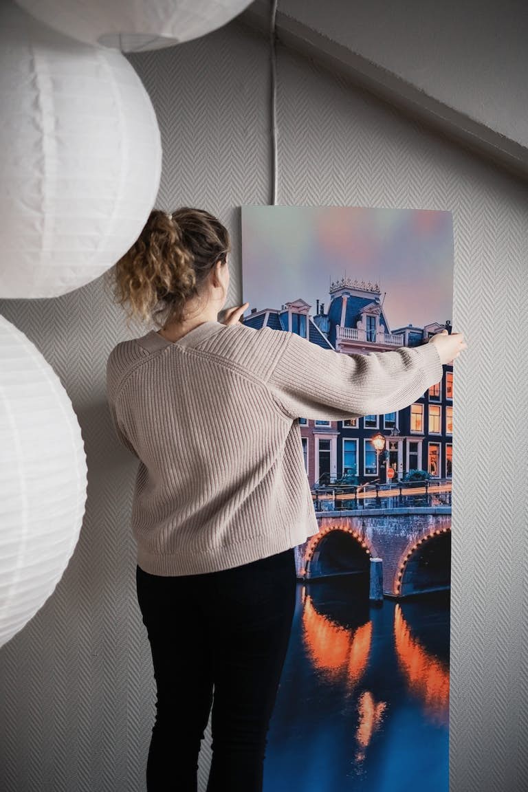 Sunset In Amsterdam papel pintado roll