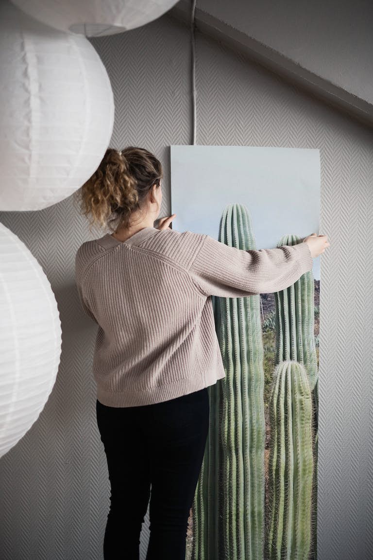 Cactus Oasis 3 wallpaper roll