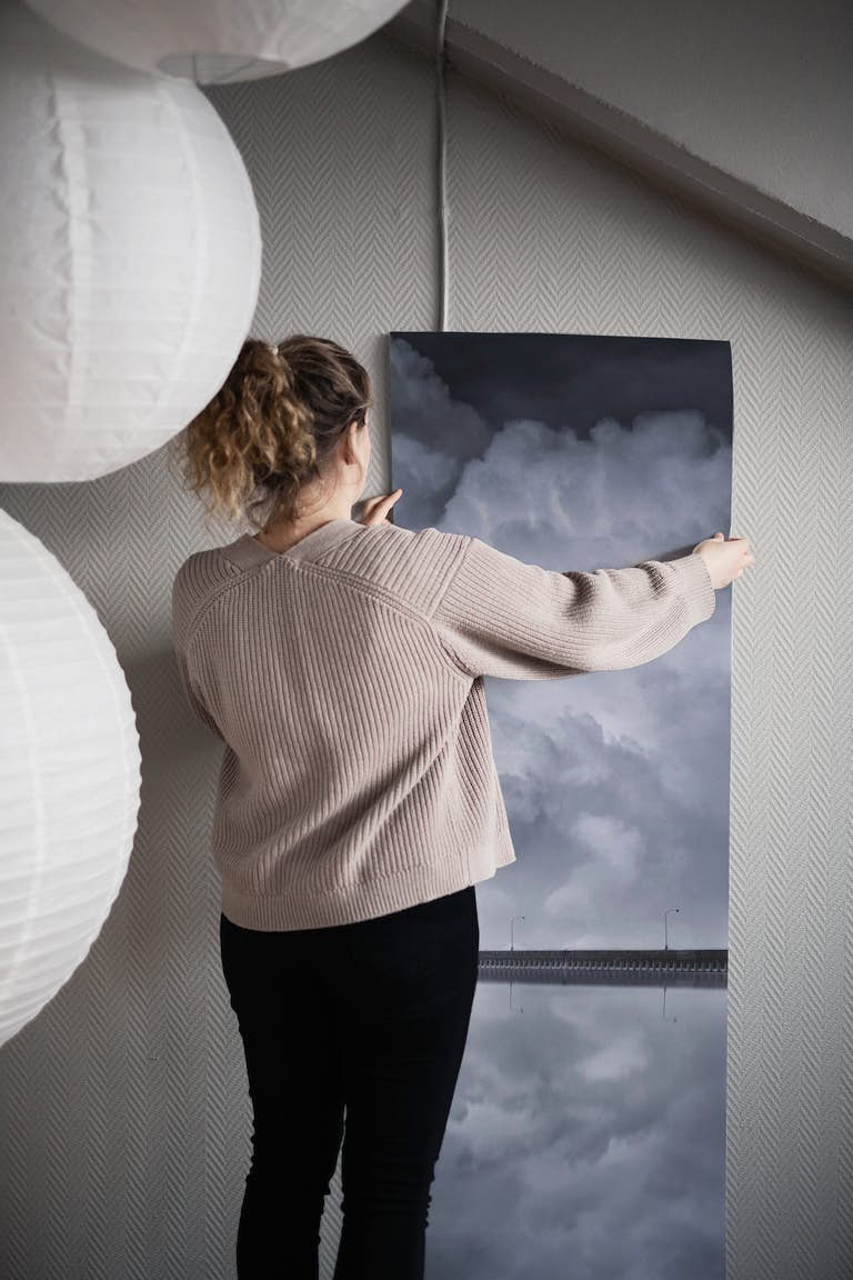 Cloud Desending wallpaper roll