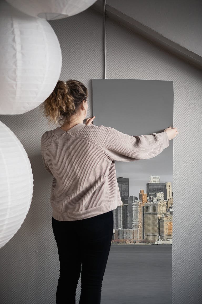 Lower Manhattan Skyline wallpaper roll