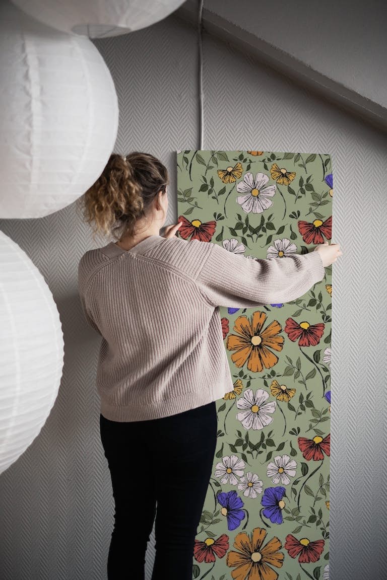 Freya Pattern wallpaper roll