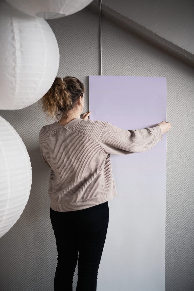 Lilac Gradient behang roll