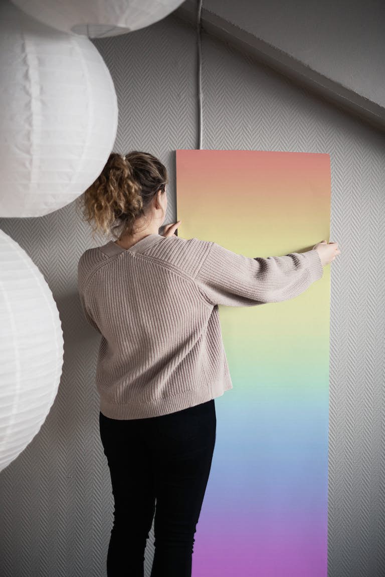 Rainbow Gradient 1 wallpaper roll