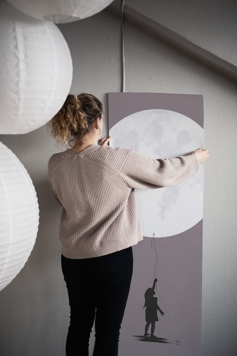 Moonballoon wallpaper roll