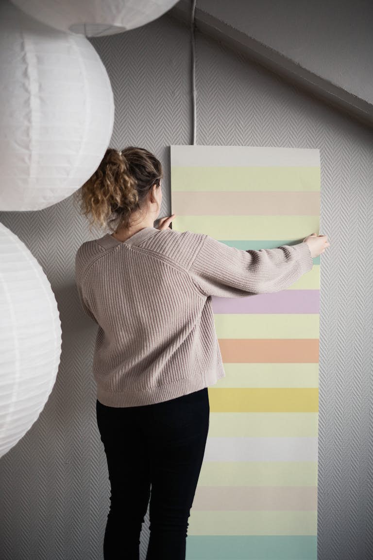 COLORFUL STRIPES behang roll