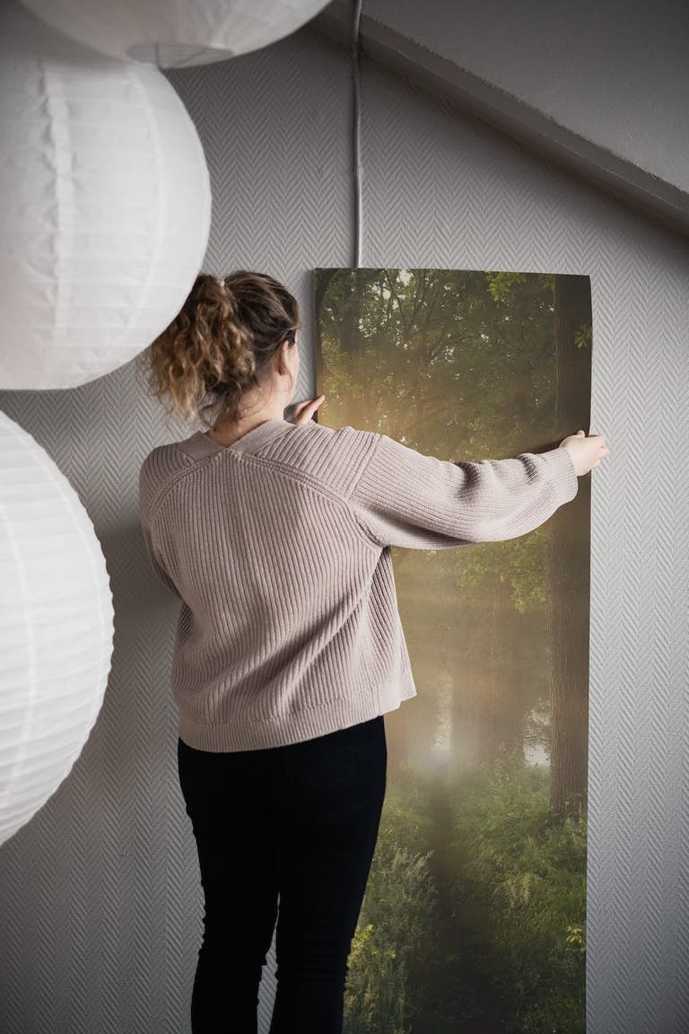 Skogens Ljus wallpaper roll